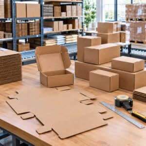 Cajas autoarmables de cartón corrugado para envíos