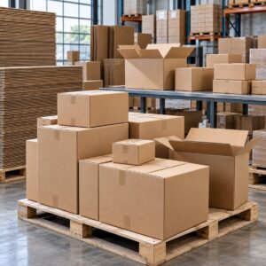 Cajas de cartón corrugado para empaque y transporte