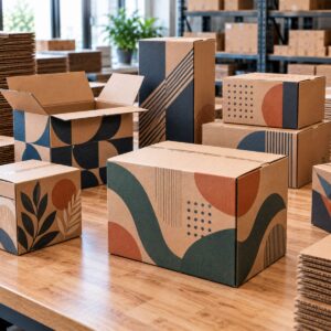 Cajas de cartón corrugado impresas y personalizadas